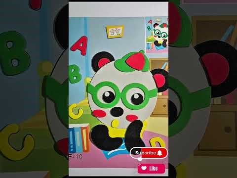 Cute Panda Sticker #sticker #creativeart #diy
