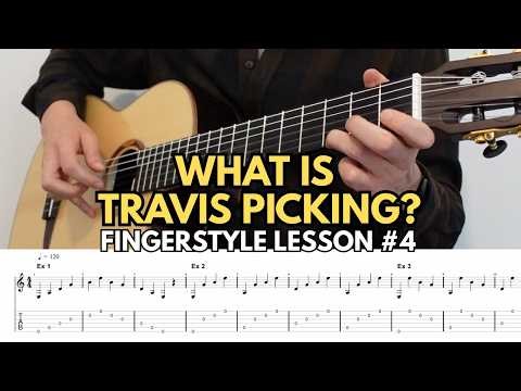 Travis Picking for Beginners – Full Lesson #4 | Fingerstyle Guitar