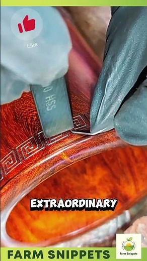 Silver Wire Inlay Art – where precision meets creativity #shortsvideo