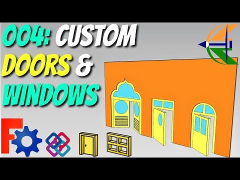 004 - How to Create Custom Doors and Windows | FreeCAD BIM Workbench