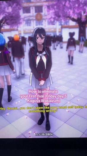 yayaya first rival done #yanderesimulator #kaguyawakaizumi #ryobaishi #senpai #yandere #foryoupage #fypシ゚viral #viralvideo #makemeviral #rivals #1980mode #akademi #yanderesim