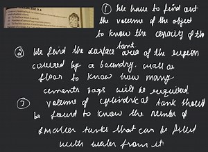 Given a cylindrical tank, in which situation will you find surf... | Filo