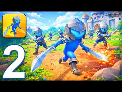 Knight Attack 3D Sword Spin - Gameplay Walkthrough Part 2 - Knight Attack 3D (iOS, Android)