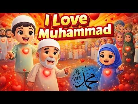 🌙 I Love Muhammad ﷺ | Vocals Only Nasheed for Kids | Muslim Squad TV 🌙