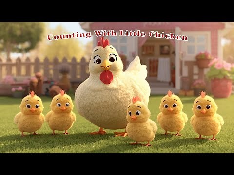 Counting With Little Chicken | Fun Counting Song for Kids | Learn Numbers 1–5 🐣