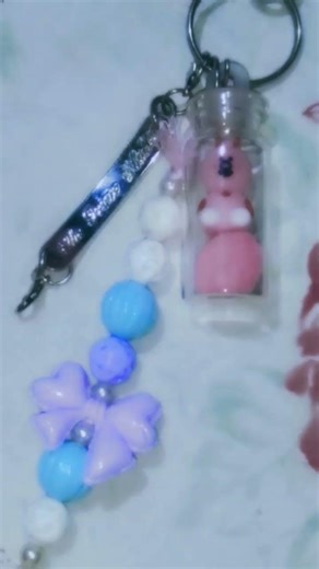 diy cute key chain...🌷👍✨#craft#key chain