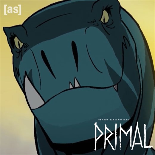 633K views · 23K reactions | Fang se pone a la defensiva cuando piensa que Spear y Mira están tratando de robarle sus huevos. Mira Primal de Genndy Tartakovsky en HBO Max y Adult Swim #GenndyTartakovskyPrimal #AdultSwim #AdultSwimLA | Adult Swim LA. | Facebook