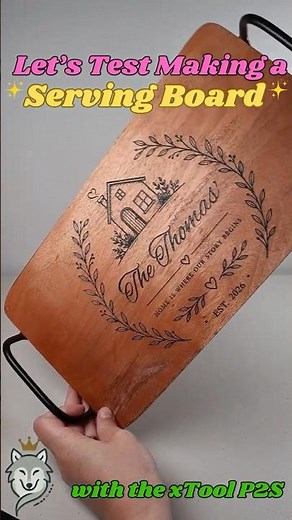 From a Plain Board to a Wedding Keepsake ❤️ Laser Engraving Magic