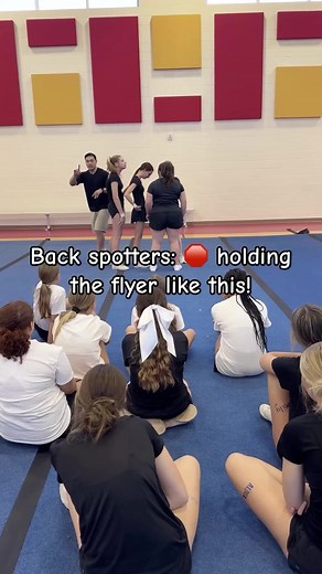 Proper Flyer Handling Technique for Back Spotters