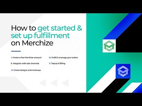 |Merchize Tutorial| Complete Guide: How to get started & set up fulfillment on Merchize