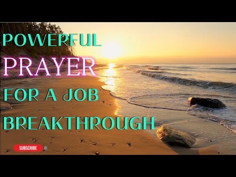 Pray This If You Need A Job URGENTLY 🚨| Miracle Breakthrough Prayer