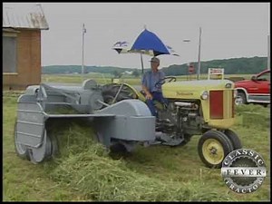 1956 Ferguson Model 40 Tractor baling hay with a 1954 Ferguson Baler - Classic Tractor Fever