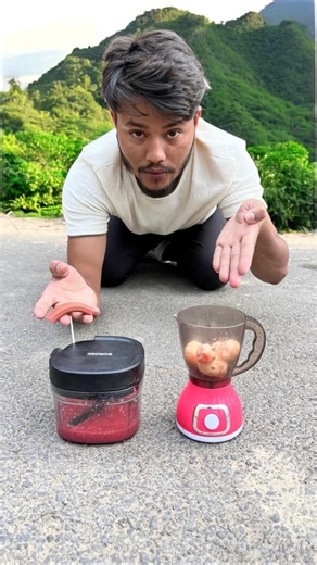 ₹375 Manual Chopper🤚vs USB Rechargeable Mixer Power😱