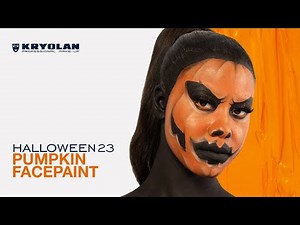Pumpkin Face Paint Tutorial | Halloween 2023
