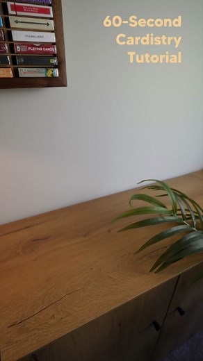 Beginner Cardistry / 60-Second Tutorial - Part 75 #cardistry #cards #playingcards #tutorial #foryou #howto #cardtrick #magic #beginner #trick #hobby #trending #practice #skill #art #performance #asmr #lofi