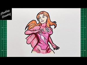 How to Draw Atom Eve - Invincible