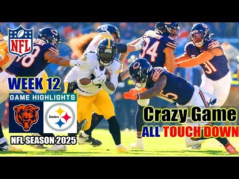 Steelers vs Bears | Week 12 Full Game Highlights | NFL 2025