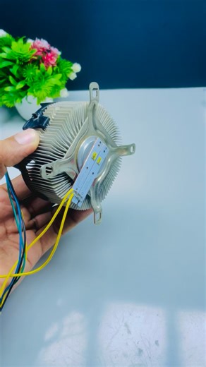 “DIY LED Light with Cooling Fan  — homemade powerful light setup!...