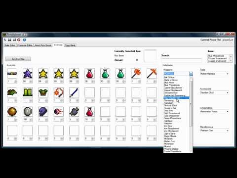 Terraria - InvEdit 1.0.5 (Spawn Items)!