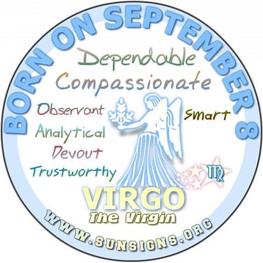 September 8 Zodiac Horoscope Birthday Personality