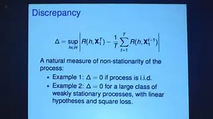 Oral Session: Learning Theory and Algorithms for Forecasting Non-stationary Time Series