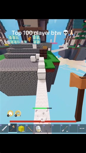 Bro was NOT a top 100 player 😭 #roblox #bedwars #robloxfyp #ragebait #funny