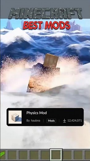 BEST Mods Minecraft | Biến Thế Giới Minecraft Chân Thực Đến Kỳ Lạ 💥 #shorts