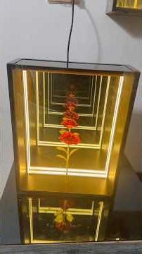 infinity mirror flower frame 🖼️