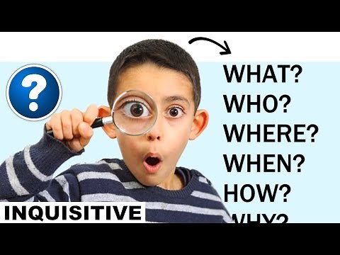 Learn English Words - INQUISITIVE - Meaning, Vocabulary Lesson with Pictures and Examples