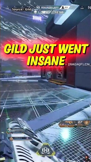 Gild Just Turn on His controller Demon mode #apexlegends #shorts #algs