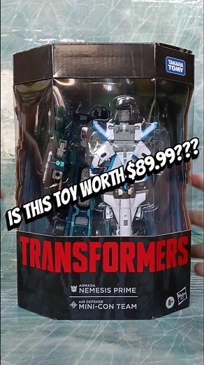 Is this toy worth$89.99? Generations Armada Nemesis Prime Unboxing #transformers #nemesisprime