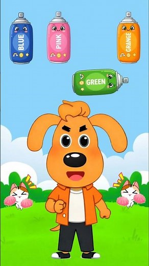 Sheriff Labrador and Friends Color Learning #shorts