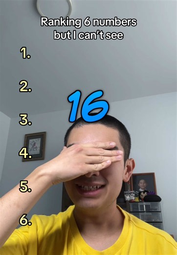 Ranking 6 numbers but I can’t see #fyp #fypage | blind ranking filter
