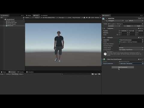 Quick Look of Human Walk and Jump in Unity