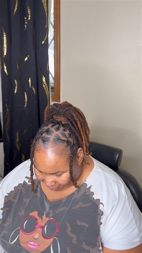 Updo ponytail🌴😍 #locupdostyles #womenlocstyles #locstyles #loctician #womenwithlocs