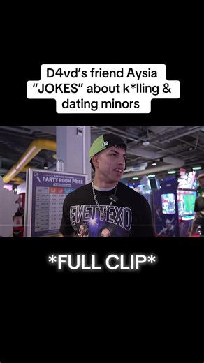 D4vd’s friend Aysia makes disturbing jokes, that coincidentally reflect what D4vd did to Celeste. The full stream can be found on YouTube, uploaded by Yurnboi and titled ‘We Went to an Arcade.. FULL STREAM!’ Thank you to everyone who made me aware of these clips, so that we can spread awareness about the people who protected D4vd and were complicit with his crimes. #d4vd #d4vdupdate #celesterivas #yurnboi #wendyortiz