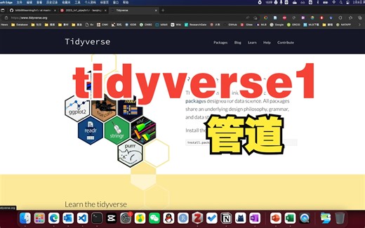 tidyverse中管道的用法——晴学tidyverse1
