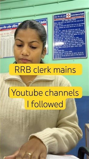 Best YouTube Channels for RRB Clerk Mains 2025 | How I Cleared RRB Clerk Mains ✅ #ibpsrrb #rrbclerk