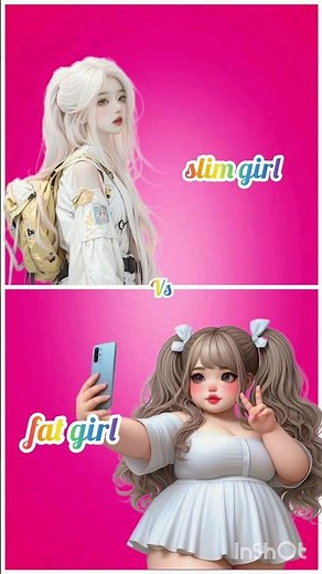 Slim girl😎vs fat girl🙃#dress#lips👄#short video#shorts#short#new#viral#trending