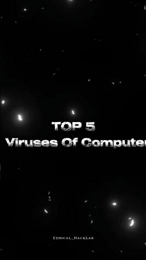 Top 5 computer virus 🦠 #cybersecurity #networkattacks #ethicalhacking #hackprotech #hacker #edit