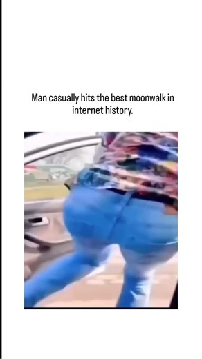 Antidepressant clips on Instagram: "This viral X post features a 2021 video reposted in September 2025, showing a man executing a seamless moonwalk across a busy urban crosswalk while traffic idles, captured shakily from a passing car for authentic street-level realism. The clip's low-resolution footage and natural interactions with oblivious pedestrians, like a woman passing without notice, affirm its genuineness despite 2025 reshares sparking AI deepfake skepticism in comments. With nearly 1 m
