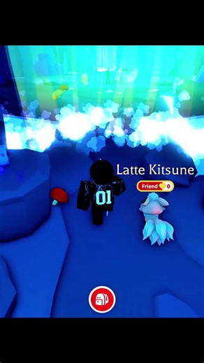 Neon Latte Kitsune #adoptme #neon #roblox