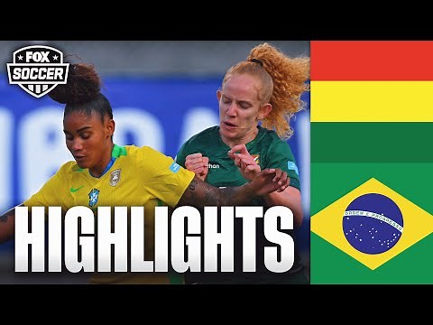 Bolivia vs. Brazil 2025 Copa América Femenina Highlights | FOX Soccer