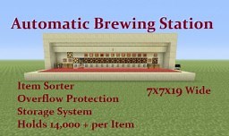 Tutorial : Automatic Brewing Station   Item Sorter   Huge Storage & MORE... Minecraft Map