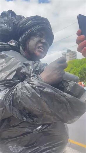 Plastic human in COP! End plastics.... | The Climate Watch