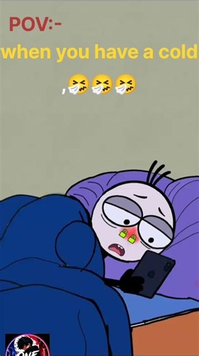 “POV: When you have a cold 🤧💀… Even breathing feels like a full-time job 😂” #coldinjury