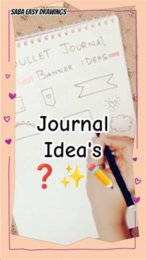 Mini Banner Tutorials🏷️📄✏️ #easydrawings#exploreshorts#journalwithme#youtubeshorts#shorts_video