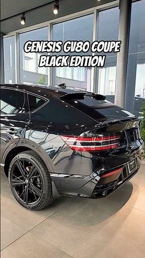 2026 Genesis GV80 Coupe Black Edition!