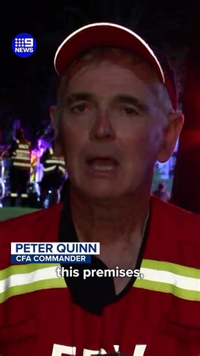 Fire has forced dozens of aged care residents to evacuate. #9News | 9 News Melbourne