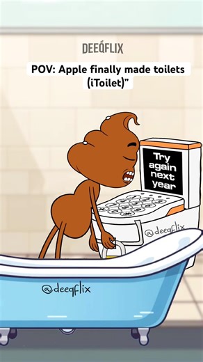 POV: Apple finally made toilets (iToilet) #explorepage #explore #shorts #reelsinstagram #apple